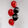 Shar Latex 12 "" In your whirlpool... ", pastel, set of 5 pcs., Red color, black