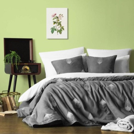 Cover with pillowcases "Alice", size 230x250 cm, dark gray color