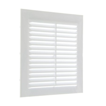 Ventilation grate TDM SQ1807-0086, 150 x 150 mm, inexhaustible, with a mosquito net, white-1