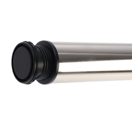 Furniture support, bar, tundra, 60x870 mm, color Satin nickel-3