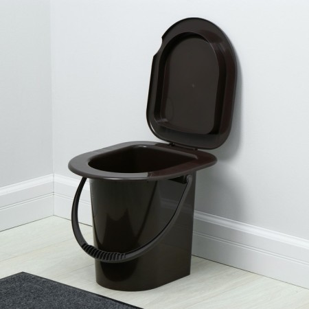 Bucket-bucket, h = 40 cm, 13 l, with a removable pen, brown