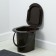 Bucket-bucket, h = 40 cm, 13 l, with a removable pen, brown