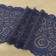 Lace elastic fabric, 180 mm × 2.7 ± 0.5 m, blue color