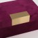 Block textile box Violet 12.2x18x8.2 cm