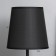 Table lamp "Aisha" 1x40W E14 white/black 18x18x32cm