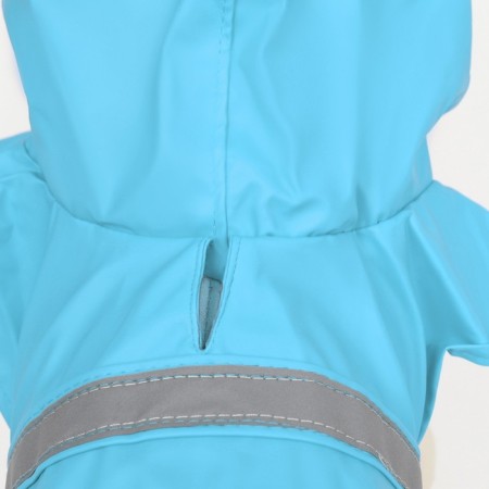 Dog raincoat, size XS (DS 15-20, OG 17-22, Osh 13-17 cm), blue-6