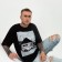 Men's T -shirt KAFTAN "Help", black, p. 54