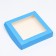Removal container, blue, 20 x 20 x 4 cm