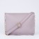 Bag on a strap with a chain, 19x5x15cm, lilac color