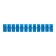 Klemic screw block KV-35 10-35, current 80 A, polypropylene blue rexant (10 pcs.