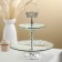 2-tier everages “Fainting”, D = 28/41 cm, Mix color