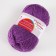 Yarn "Moscow Region" 50% wool, 50% acrylic 250m/100g (183, Pur-Pur)