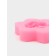 Mold for pouring the share "violet", silicone, 5.5 × 5.5 × 1.2 cm, pink