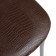 Vienna 2 chair, silver metallic/chocolate reptile