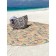 Pareo and beach rug "Flower weaving", d = 150 cm