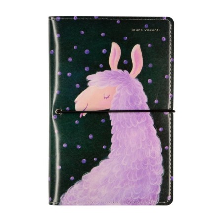Note book A5, 160 sheets on the Daily Journal rings, Cover artificial leather, an illustration block 80 g/m2, mix-23