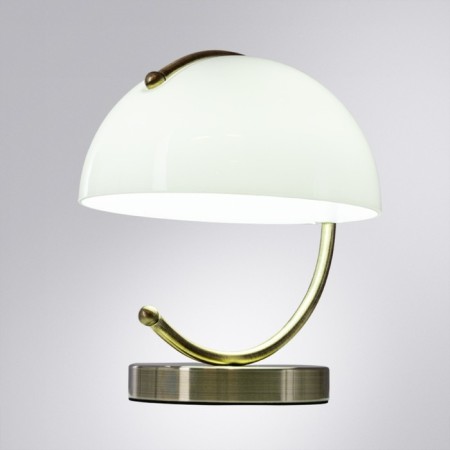 Erte Lamp Banker A5041LT-1AB, G4, 7 W, 23x23x28 cm, bronze table lamp, bronze
