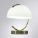 Erte Lamp Banker A5041LT-1AB, G4, 7 W, 23x23x28 cm, bronze table lamp, bronze