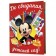 Graduation diploma "Graduate of kindergarten" 1 file, A4, Mickey Mouse