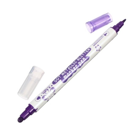 Set of markers, bilateral, metallic colors, 5 colors-2