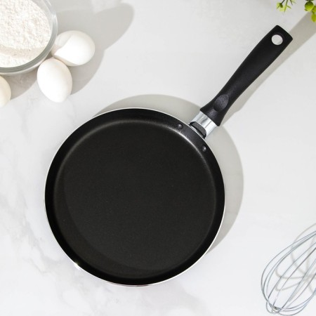 Pancake pan LITE, D = 22 cm, plastic handle, anti -stick coating, black color-1