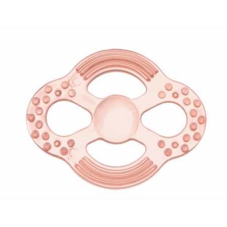 The teether is soft, age 0+, color mix-1