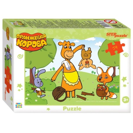 Puzzle "Orange Cow", 54 elements, mix-4
