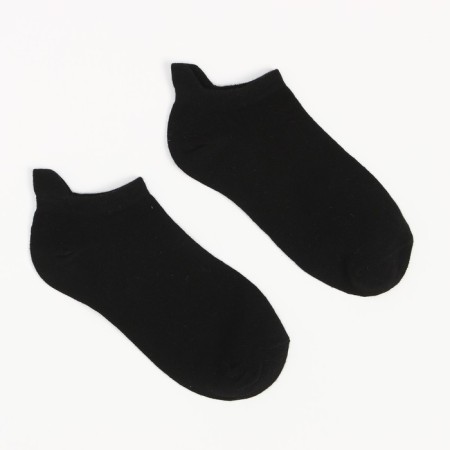 Women's socks shortened, black color, size 36-40-1