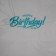 Glossy film "Happy Birthday", silver, 50 x 70 cm