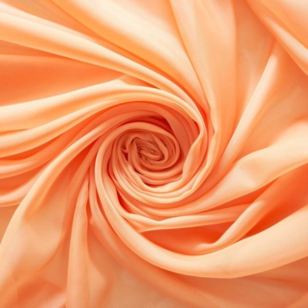 Curtain-tulle for the kitchen Witerra 140x145cm, peach, veil, PE100%-2