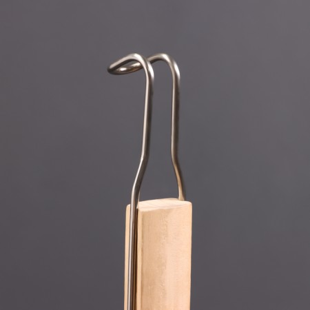 Basket for cooking potatoes free, 34cm, wood hand-4