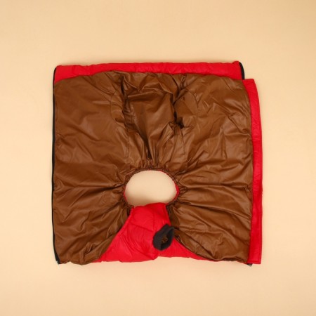 Kombinson for dogs with a slope "Moden", size 16 (DS 36, OG 46, Osh 35 cm), red-12