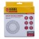 Denzel Ushm brush, 150 mm, flat, twisted stainless steel. wire 0.5 mm, landing 22.2 mm