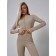 Sports suit female, size 42, beige color