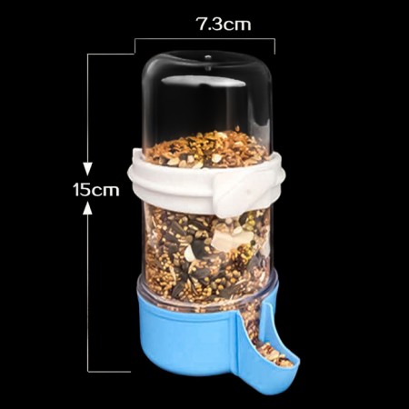 Bird drinker 7.3 x 15 cm, 480 ml, blue-1