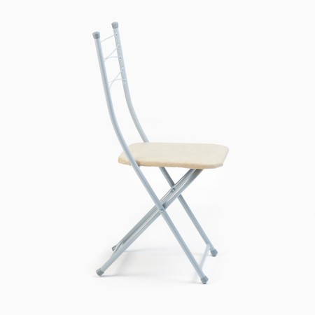 Folding stool "Venice", Titan/Beige-2