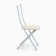 Folding stool "Venice", Titan/Beige