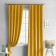 Set of curtains "Tina", size 2x145x270 cm, yellow color
