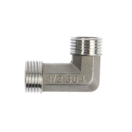 Corner Zein English, 1/2 ", external threads, stainless steel-1