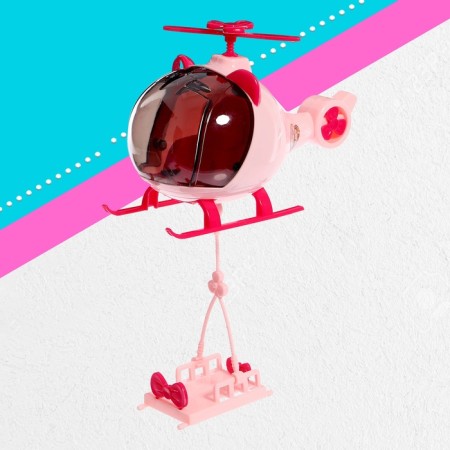 Game set "Fashion Journey" Helicopter, Doll, Accessories-8