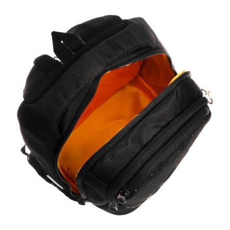 Youth backpack 40 x 29 x 20 cm, Grizzly, ergonomic back, laptop department, black-11