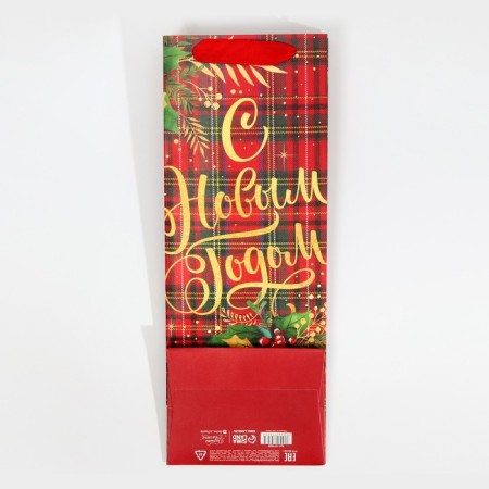 Package for a CRAFT bottle “Happy New Year!”, 13 x 35 x 10 cm, New Year-5