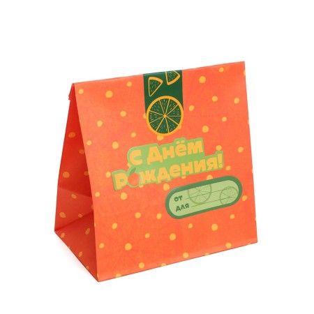 A set of craft packages with stickers, Cheburashka, 18x22x12 cm-4