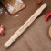 Big rolling rod with an engraving "I drive nonsense", 49cm, d = 36 mm