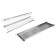 Dishwasher, l = 900 mm, 865x280x65 mm, stainless steel, set