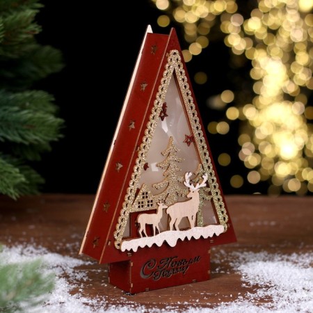 New Year's decor with a Happy New Year lights 14 × 4 × 22.5 cm-1
