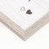 Photo frame wood, metal with clothespins 10x15 cm "Love" gray 28.5x24 cm