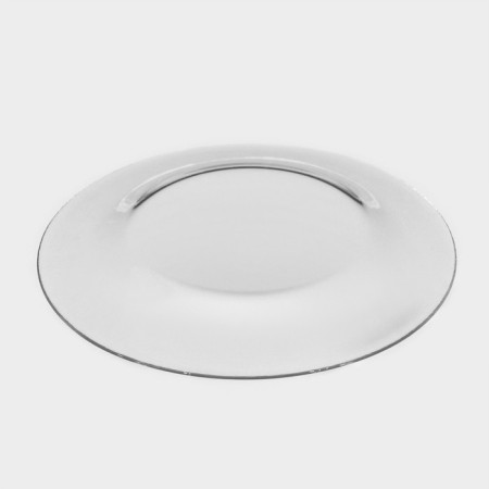 Glass plate Invitation, d = 19.5 cm, the color is transparent-2