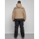 Ski costume male winter, size 48, beige color