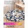 Tables on the table “Field of daisies”, round, oxford, elastic band, size 120x120 cm, diameter 75-100 cm